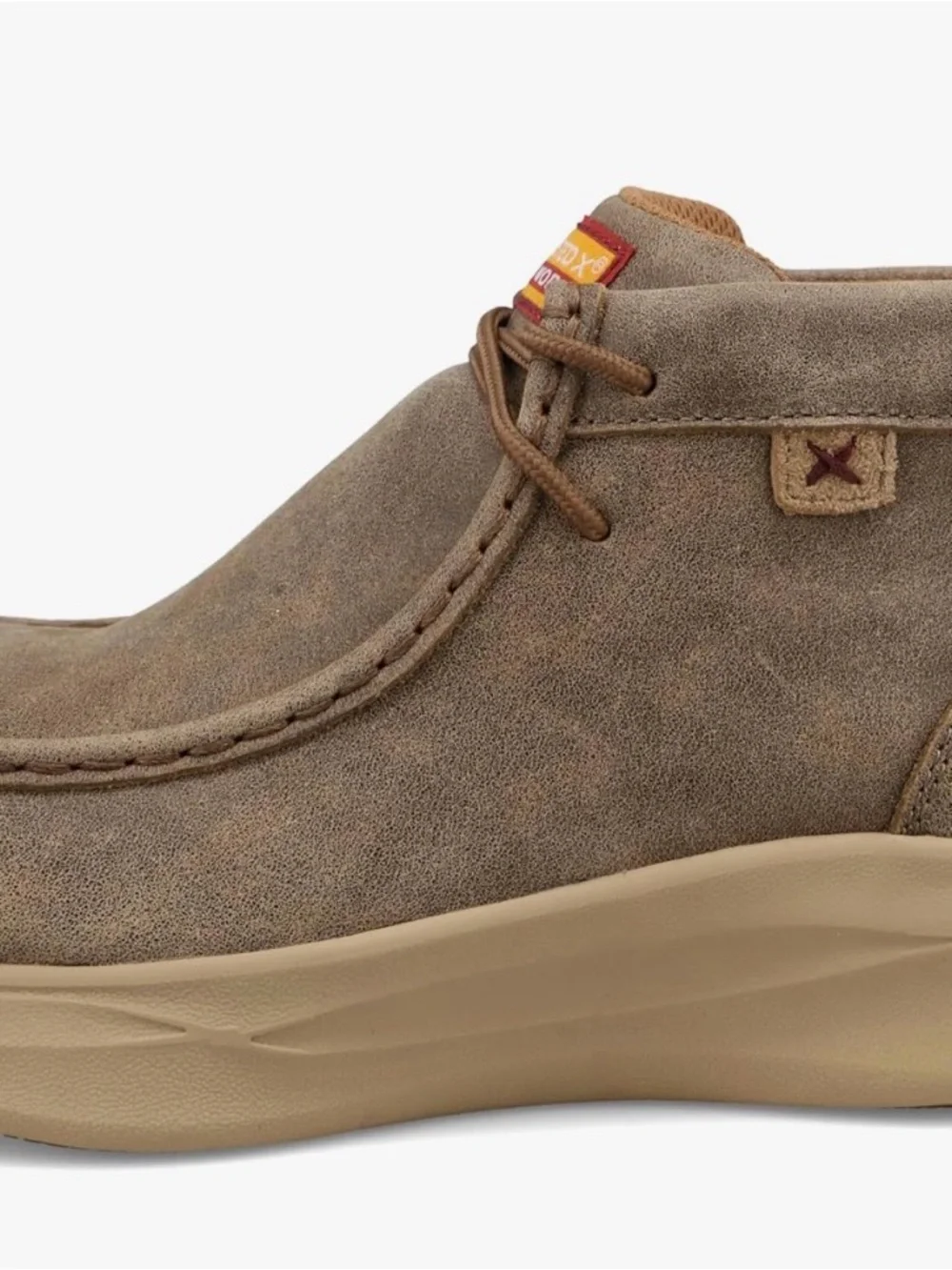 Twisted X Work Safety Toe Women’s Brown Moc Toe Work Shoes